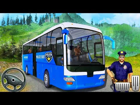 Offroad US Police Bus Driver : Prisoner Transport - Android GamePlay