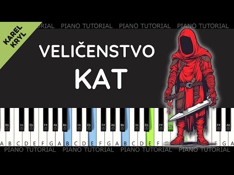 Karel Kryl - Veličenstvo kat (piano tutorial | jak hrát)