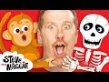 Download Lagu Hide and Seek with Monkeys + Halloween Party from Steve and Maggie  Story for Kids  Wow English TV Mp3 Free