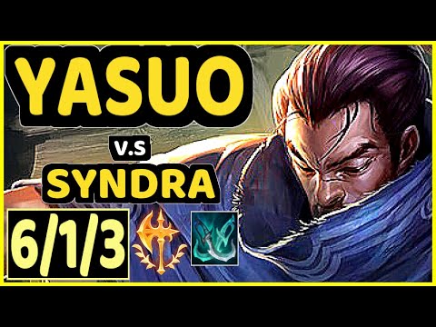 XIOH (YASUO) vs SYNDRA - 6/1/3 KDA MID CHALLENGER GAMEPLAY - EUW
