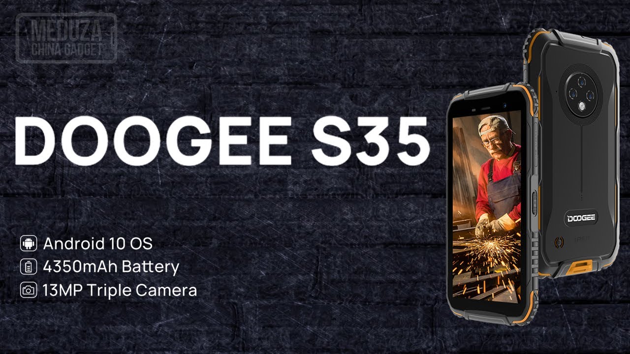 Смартфон Doogee S35 Черно-красный