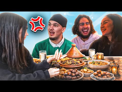 BIG FIGHT AT THE IFTAR MEAL! (Kayla is crying)