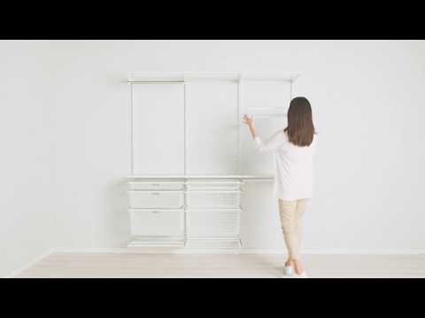 elfa Shelving System - Simple easy installation How To