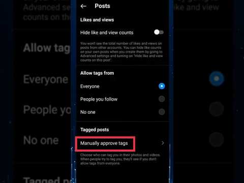 how to hide tags on Instagram/ manually control tags on Instagram/ hide tagged photos on Instagram