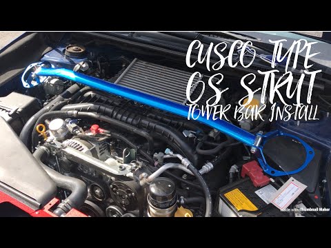 2017 WRX: Cusco Type OS Strut Tower Bar Install | Subaru WRX 2015 2016 2017 2018