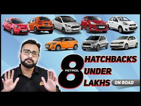Top 8 Petrol Hatchback Cars under 8 Lakhs On-Road India | Models & Variants by Jay Dave | #iatv