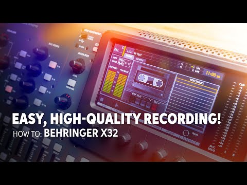 How to Record with Your X32