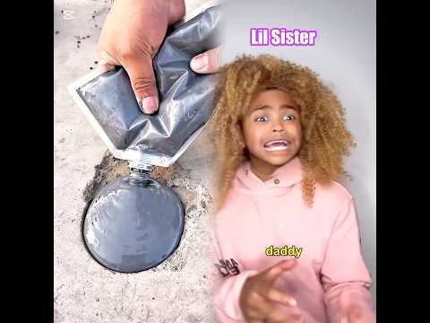 Lil sister gets brother in trouble…😭💀 #comedy