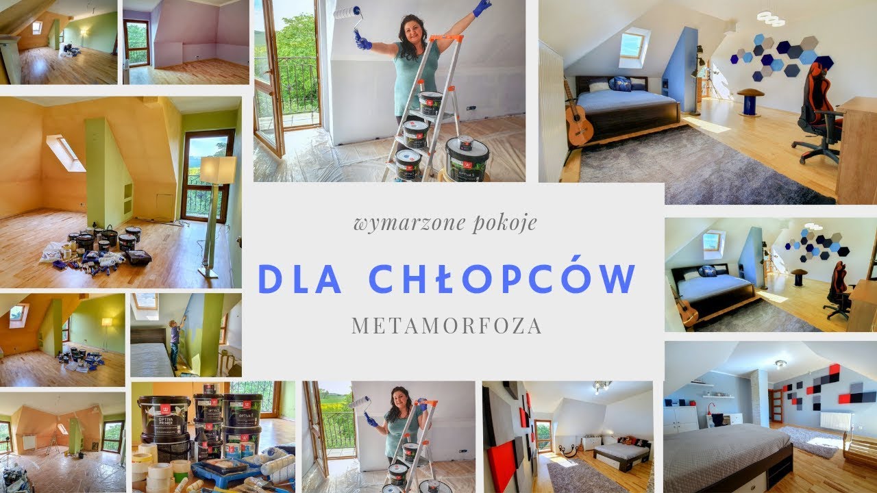 Metamorfoza pokoju dla chłopca w pokój dla ucznia / remont / DIY / odnawiamy pokój dziecka