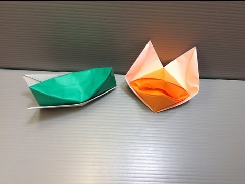Daily Origami: 065 - Hat and Talking Fox