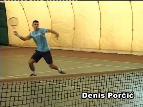 College tennis video - Denis Porčić