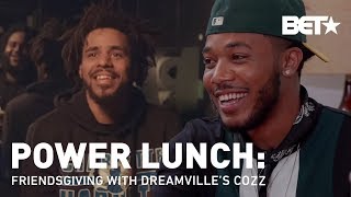 How Cozz Gets Critiqued By J. Cole | Friendsgiving w/ Cozz Ep 2