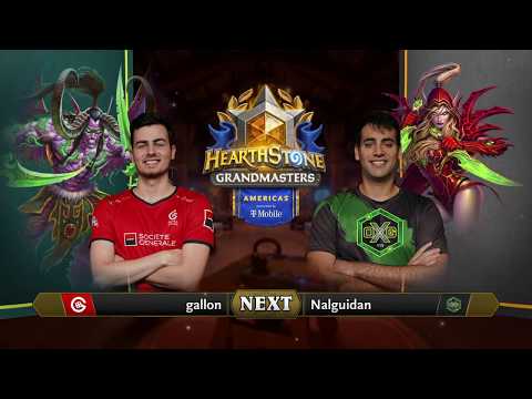 Gallon vs Nalguidan - Division A - Hearthstone Grandmasters Americas 2020 Season 1 - Week 4