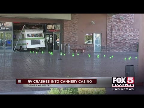 Woman arrested after crashing RV into Cannery Casino in North Las Vegas