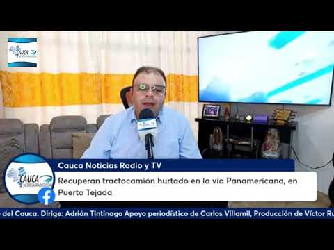 Recuperan tractocamión hurtado en la vía Panamericana, en Puerto Tejada