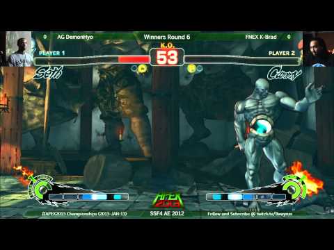 APEX 2013   AE2012 W6   AG DemonHyo VS FNEX K Brad