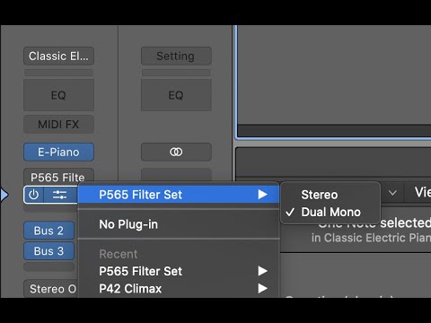 Pseudo Stereo and movement by using dual mono mode with  P565 SIREN Filter Set.