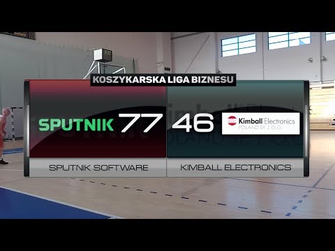 Sputnik Software vs Kimball Electronics - XIV kolejka - Poznań - Koszykarska Liga Biznesu