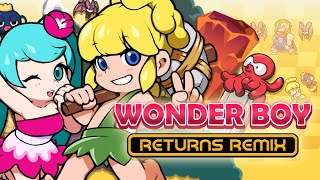 Wonderboy Returns Remix (one Coin Mode) #videogames #gaming #gamingchannel 