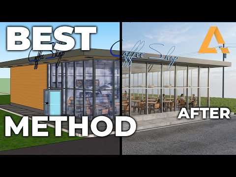 The BEST METHOD for AI renderings out of Sketchup FAST