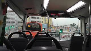 (HBD TO NDP SG60 DAY Special) MAN A95 E5 Batch 3 SG5848R Bus Svc 13 Opp Al mosque to YCK bus int