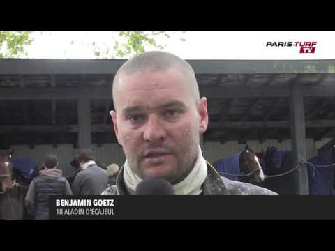 Paris-turf TV - Benjamin Goetz : ALADIN D'ECAJEUL