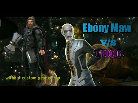 THOR v/s Ebony Maw| without custom gear or ctp| Scalar Gaming