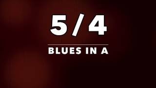 5/4 Groove Blues Backing Track (A)