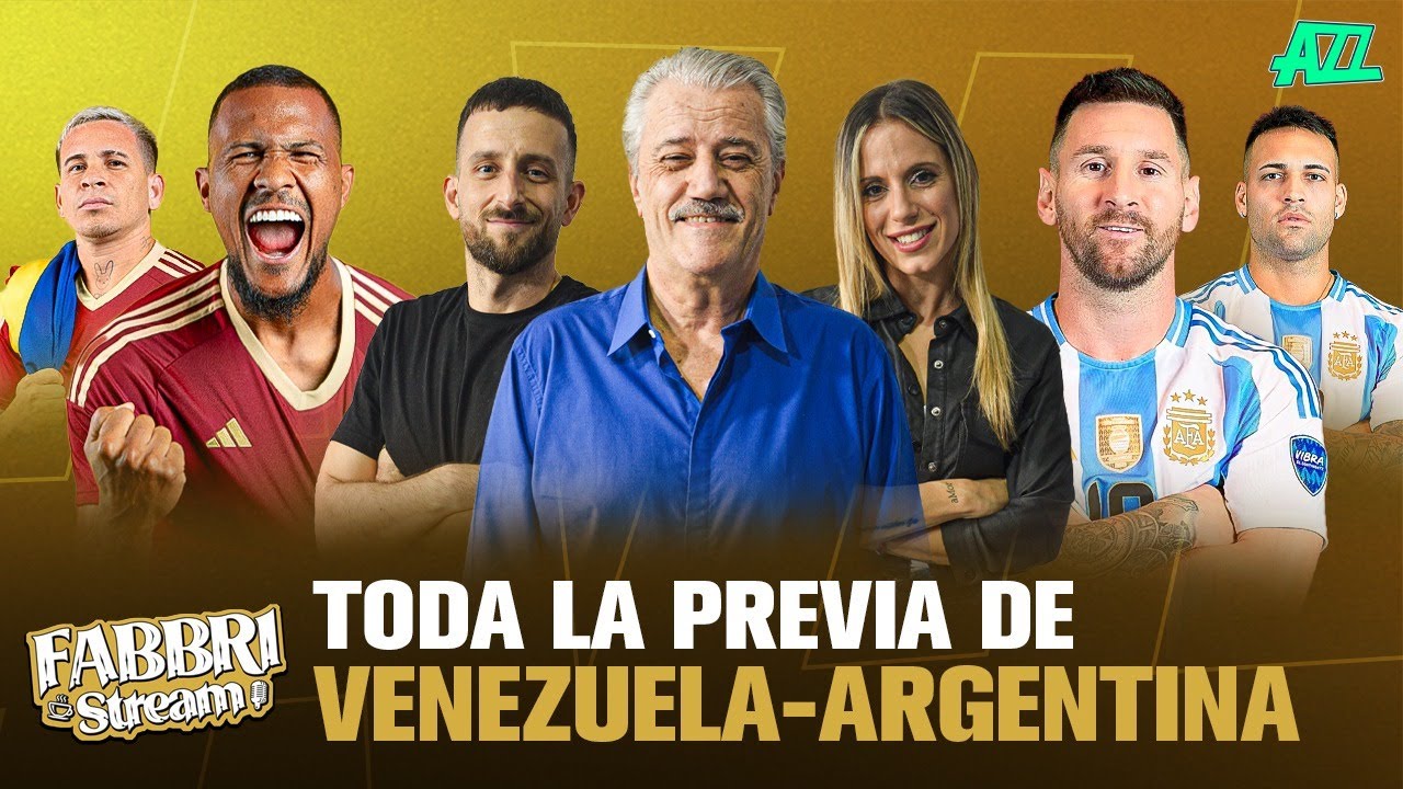 FABBRI STREAM EN VIVO - LA PREVIA DE VENEZUELA VS ARGENTINA - GAGO A BOCA - ICARDI A RIVER
