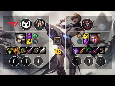 T1 Wooje Camille vs Jayce Top - KR Challenger Patch 10.11