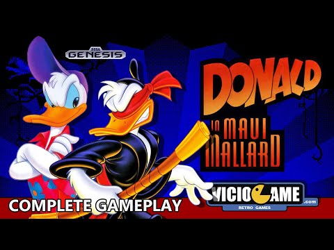 🎮 Donald in Maui Mallard (Mega Drive) Complete Gameplay