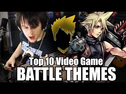 Top 10 Video Game Battle Themes - Guitar Medley (FamilyJules7x)