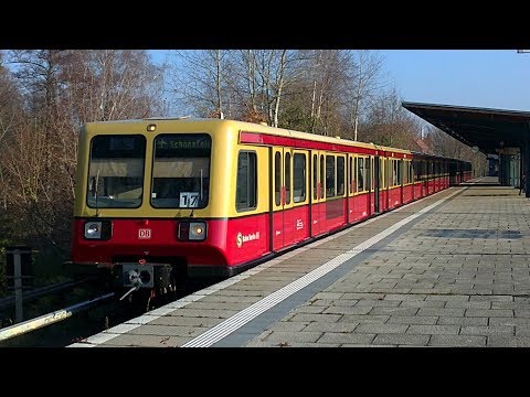 S-Bahn Berlin: Baureihe 485 in Röntgental (S2) [720p ᴴᴰ]
