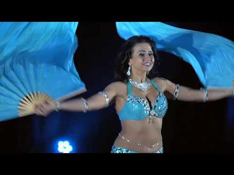 RADA Radosława Bogusławska -bellydance with fan veils - Festiwal Róże Orientu 2017 (PL) Andalusian