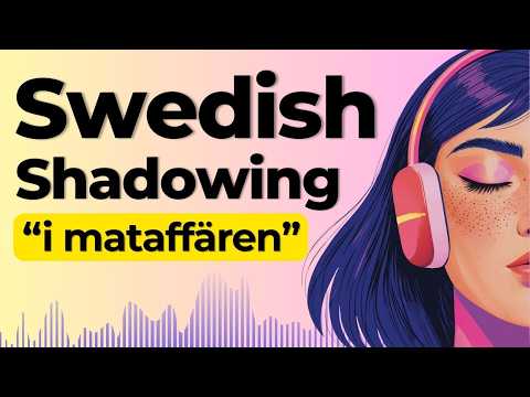 Speak Swedish at the Supermarket | Shadowing Swedish Speaking Practice
