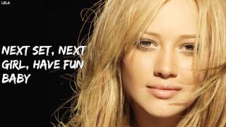 Hilary Duff - Mr. James Dean (with lyrics)