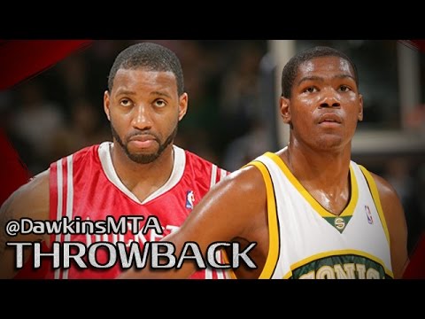 Tracy McGrady vs Kevin Durant Full Highlights 2008.01.23 - CLUTCH T-Mac vs Rookie KD!