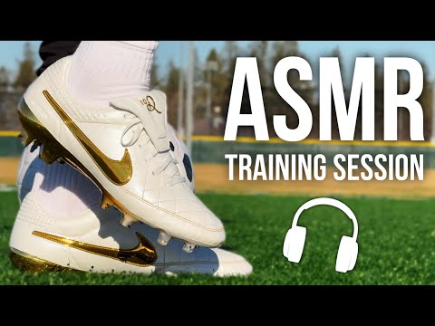 ASMR Football Training Session In Nike Tiempo Legend Ronaldinho 