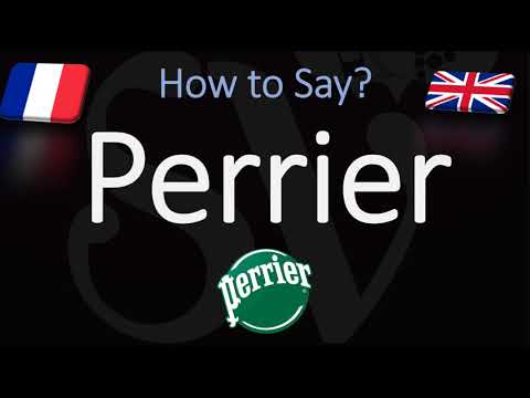 How to Pronounce Perrier? (CORRECTLY) English & French Pronunciation