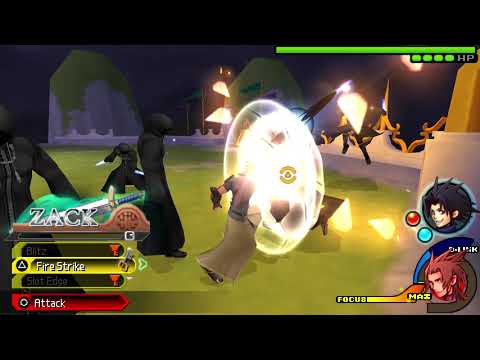 KH BBS - Terra Zack DLink VS Mysterious Figure