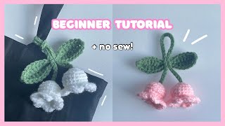 Crochet Lily of The Valley 🌷 | step by step for absolute beginners 