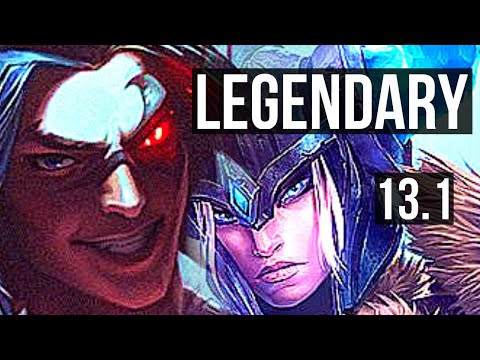 KAYN vs SEJUANI (JNG) | 13/1/10, 68% winrate, Legendary, 300+ games | KR Master | 13.1