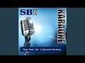 Never Gonna Be The Same Karaoke Version