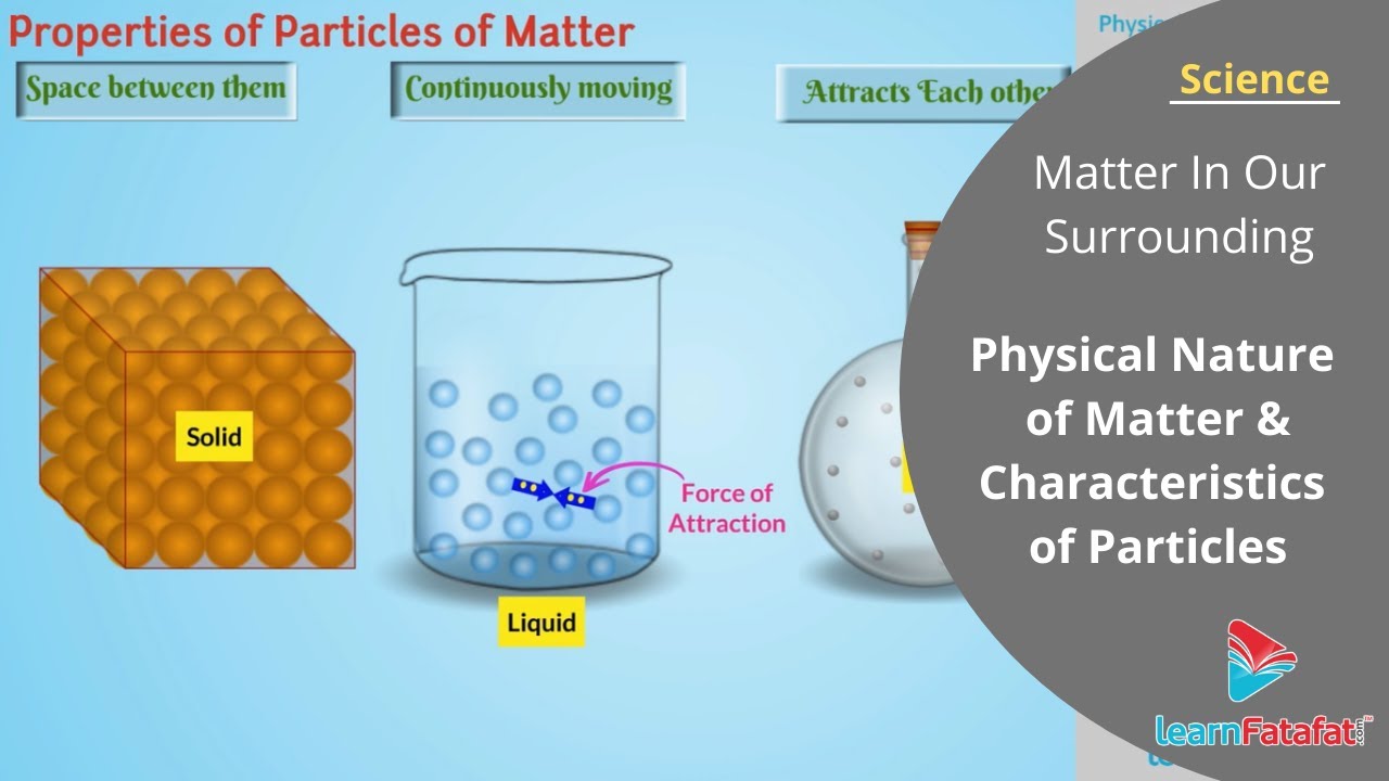Matter In Our Surrounding Class 9 - Physical Nature of Matter and Characteristics of Particles