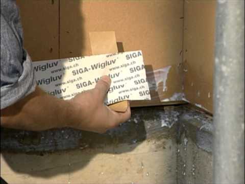 SIGA Wigluv 100 & 150 and Dockskin - Creating the base-joint windtightly