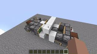 【Minecraft】New !　Smallest 1Wide seamless Continuable Staircase 80Blocks !