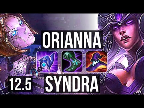 ORIANNA vs SYNDRA (MID) | 4/1/7, 900K mastery | EUW Master | 12.5