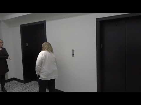 EPIC 1955 Otis POP OUT & 1970s US Traction Elevators (TBM??) at Tacoma Rhodes Center in Tacoma, WA