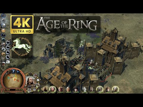 Age Of The Ring - Rohan vs Mordor in The Wold - BFME 4K 60 FPS
