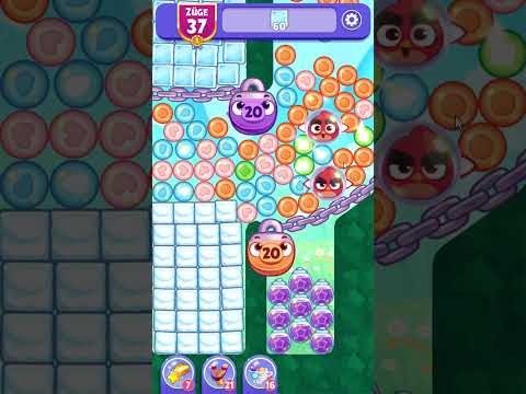 Angry Birds Dream Blast Level 209 no booster [Gameplay] optimized for smartphones [Rovio]